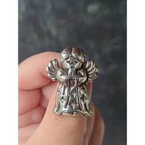 925 Sterling Silver Angel Brooch/Pendant Combo Vintage